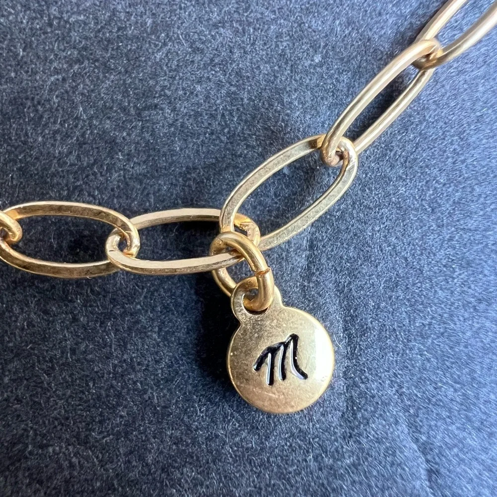 Madewell Gold Paperclip Chain Short Necklace - Picture 2 of 4